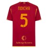 Maglia ufficiale AS Roma Ndicka 5 Casa 2023-24 per Uomo